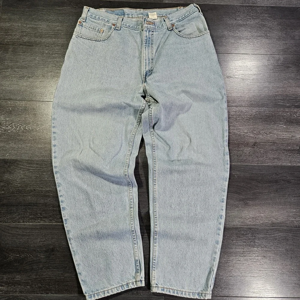 VTG Levis 560 Jeans Men 36x30 Faded Loose Fit Tapered Leg Y2K Grunge Made In USA